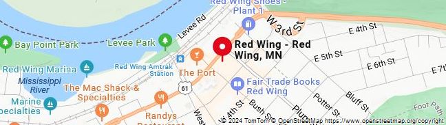 Map of Red Wing MN
